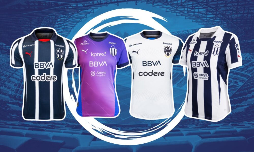 Conoce las playeras oficiales de los Rayados de Monterrey