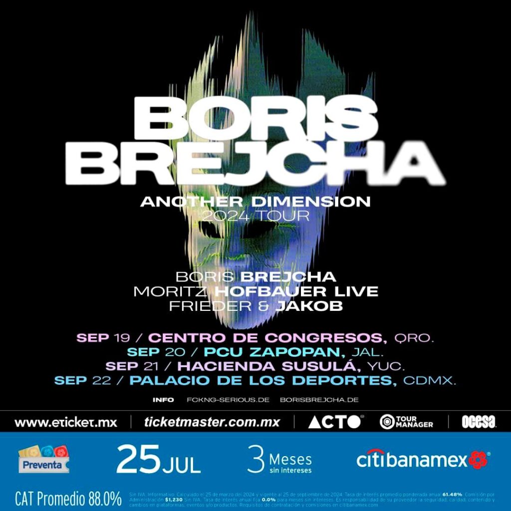 Gira de Boris Brejcha por México en 2024