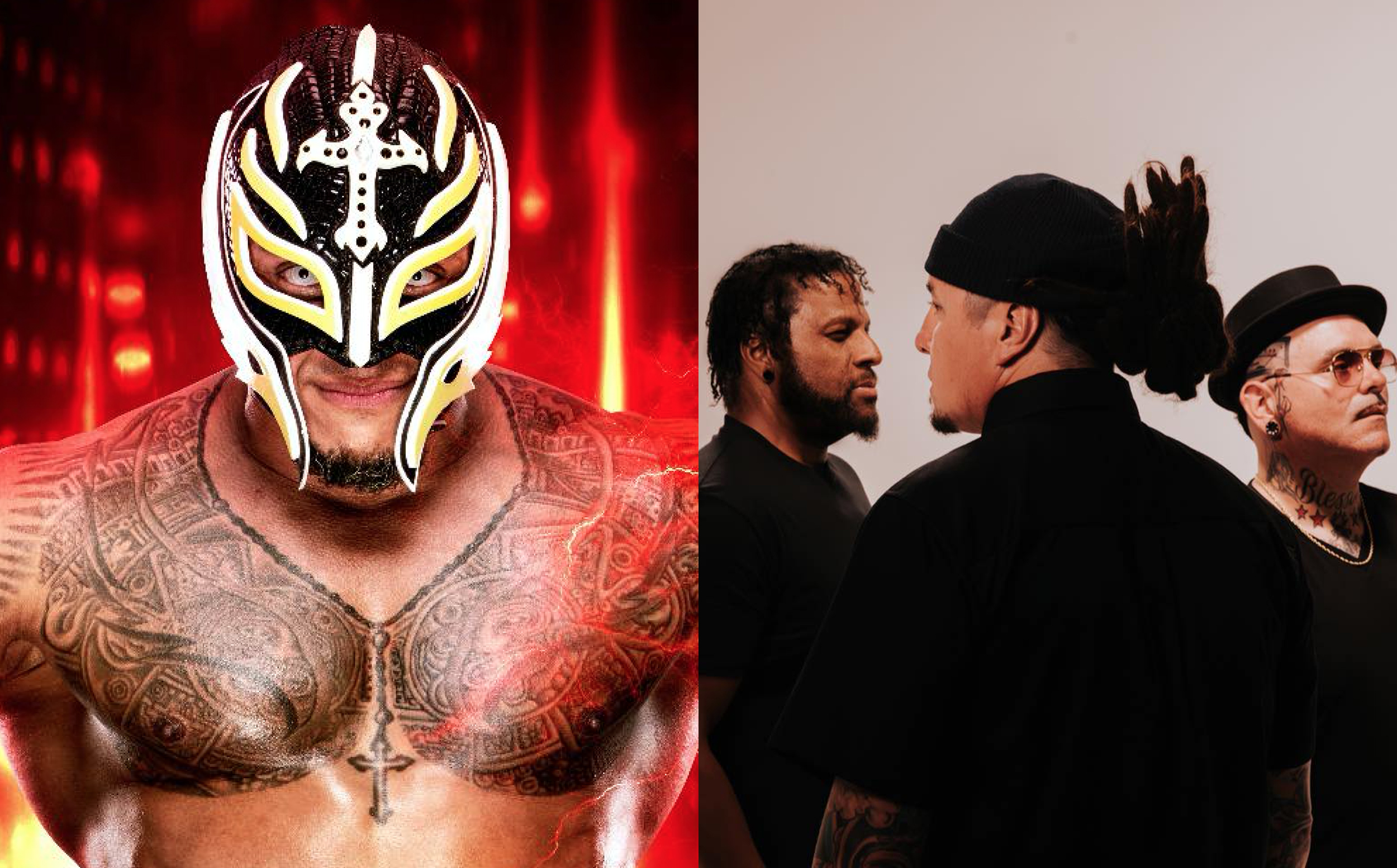 POD y Rey Mysterio Jr.