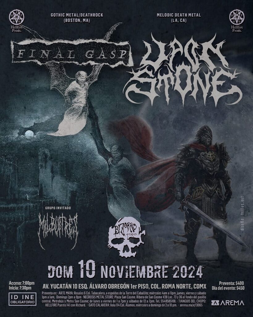 Final Gasp y Upon Stone en el Foro Bizarro