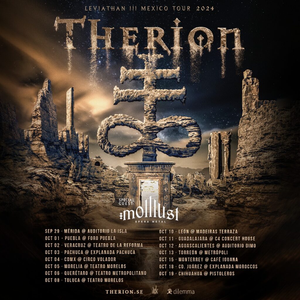 Gira de Therion en México 2024