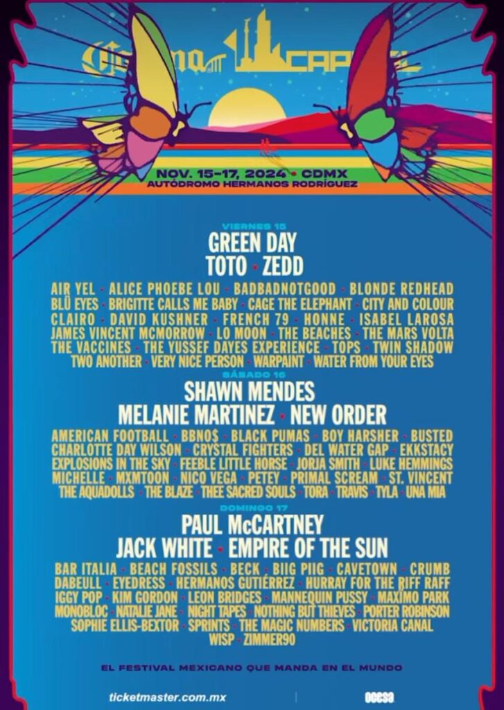 poster corona capital 2024