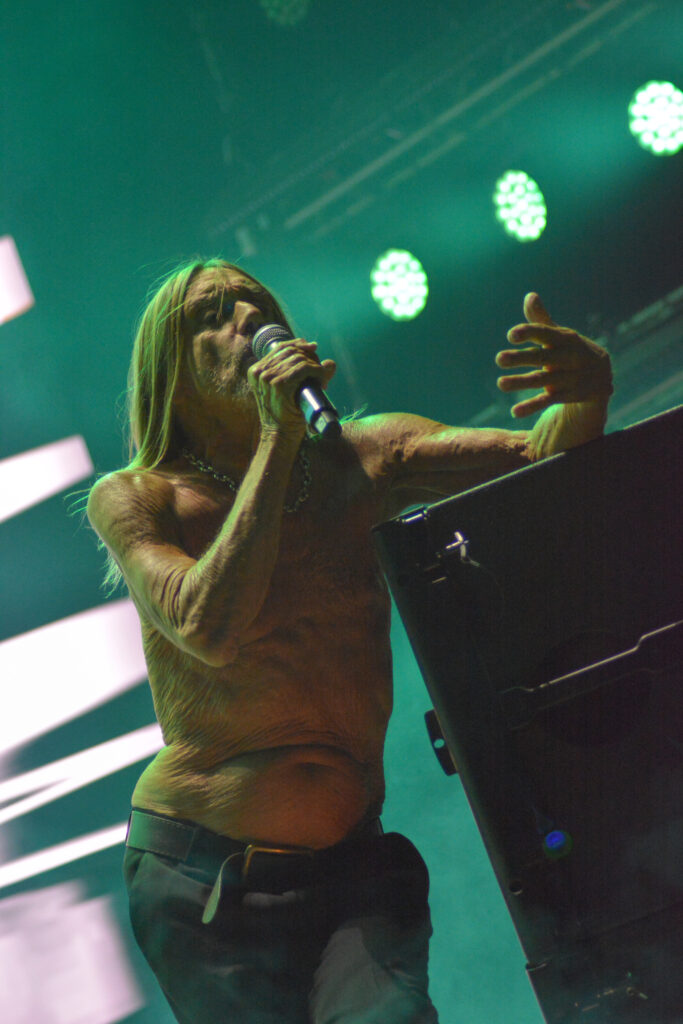 Iggy Pop desde el Corona Capital de la Ciudad de México 2025 / Foto: Andre Dulché