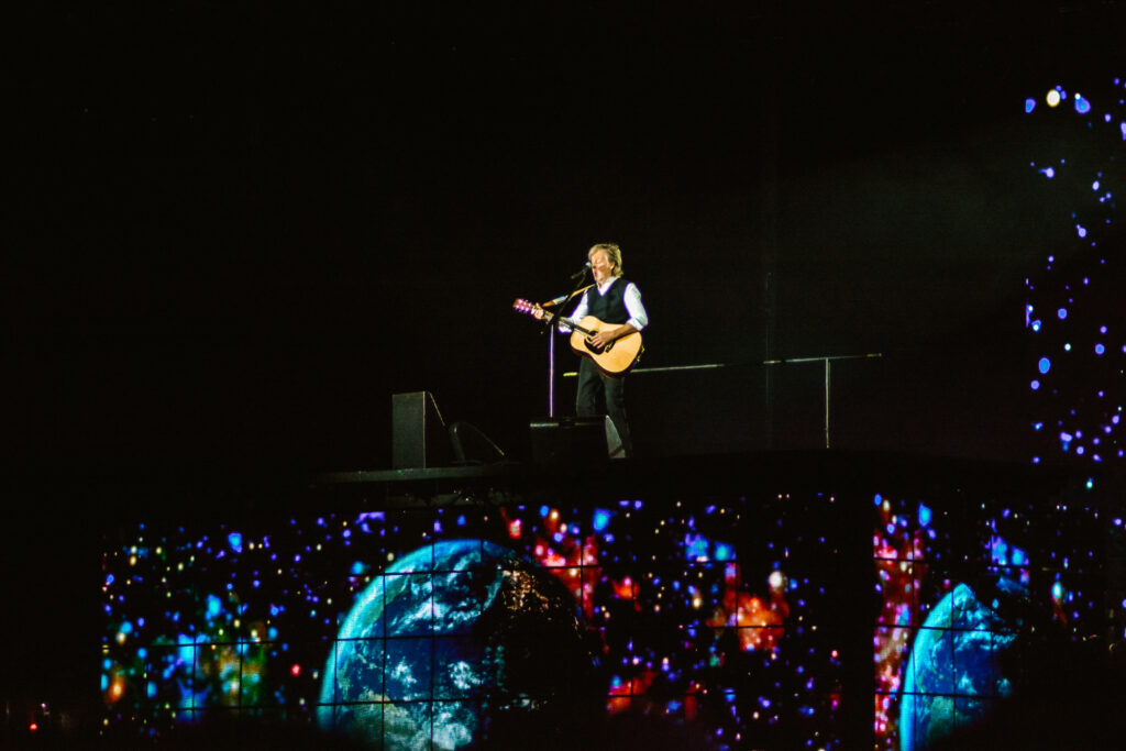 Paul McCartney desde el Corona Capital de la Ciudad de México 2025 / Foto: Andre Dulché