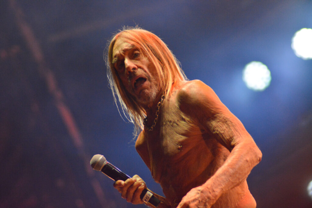 Iggy Pop desde el Corona Capital de la Ciudad de México 2025 / Foto: Andre Dulché