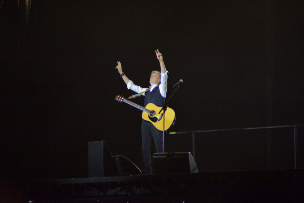 Paul McCartney desde el Corona Capital de la Ciudad de México 2025 / Foto: Andre Dulché