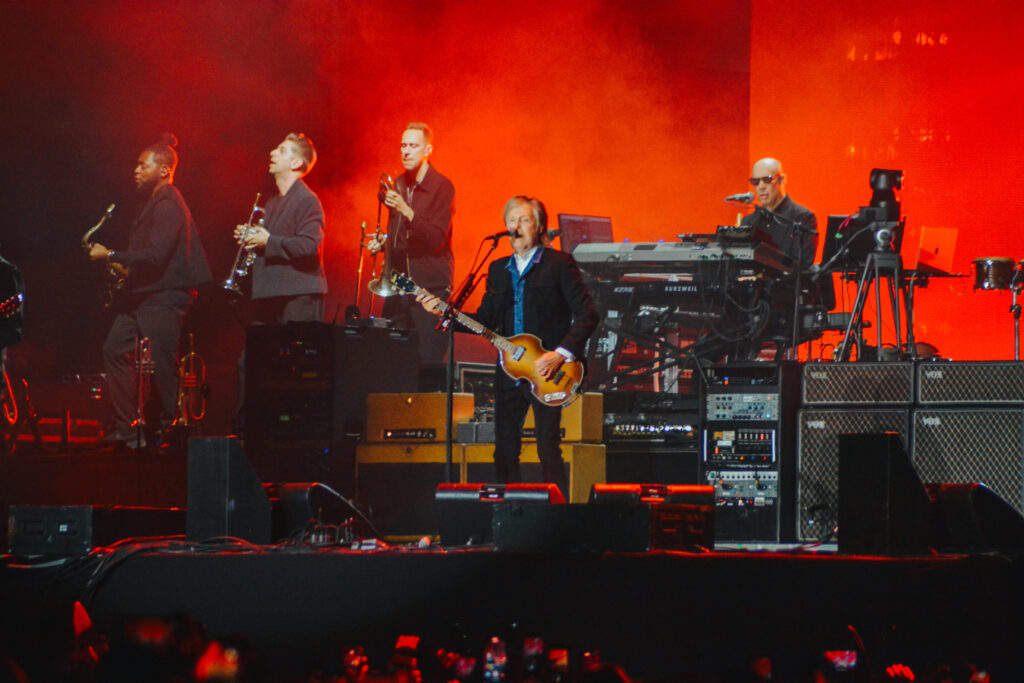 Paul McCartney desde el Corona Capital de la Ciudad de México 2025 / Foto: Andre Dulché