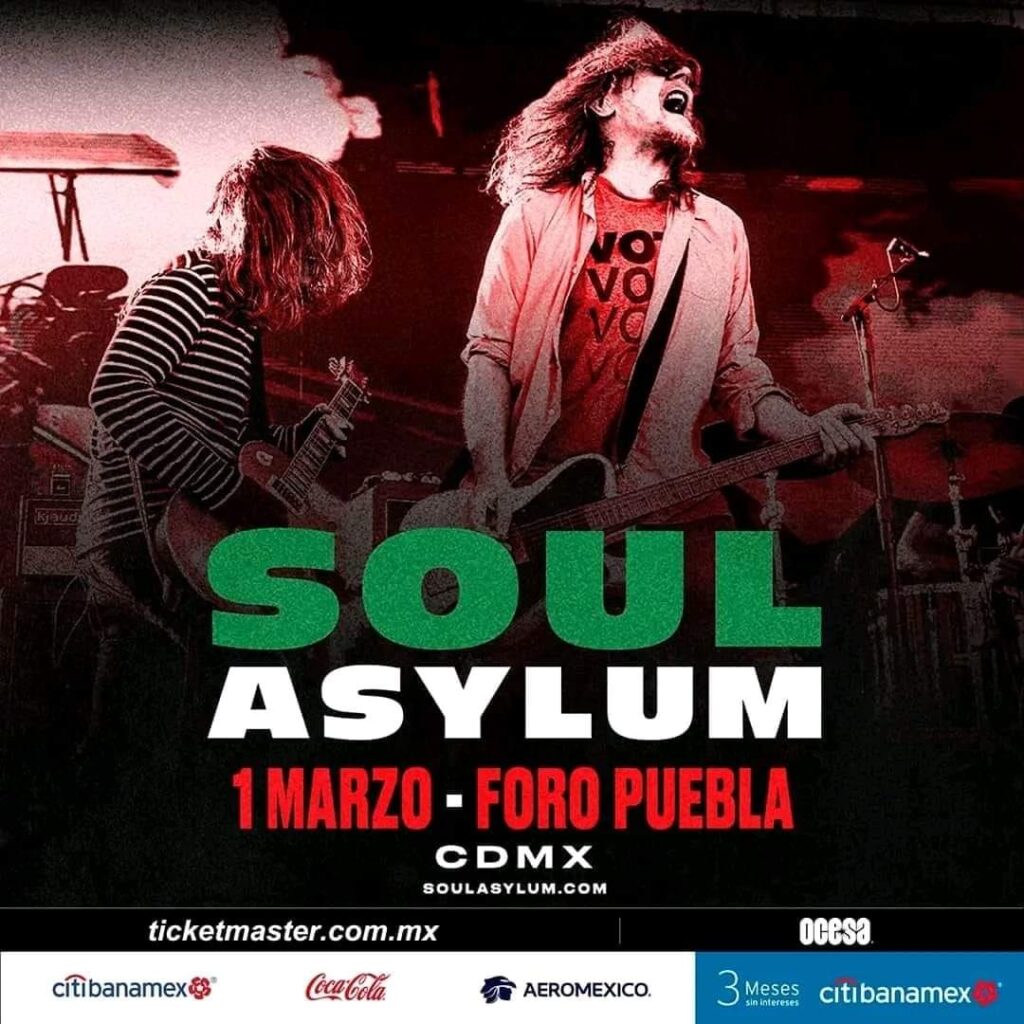 Soul Asylum regresa a México el 1 de marzo del 2025