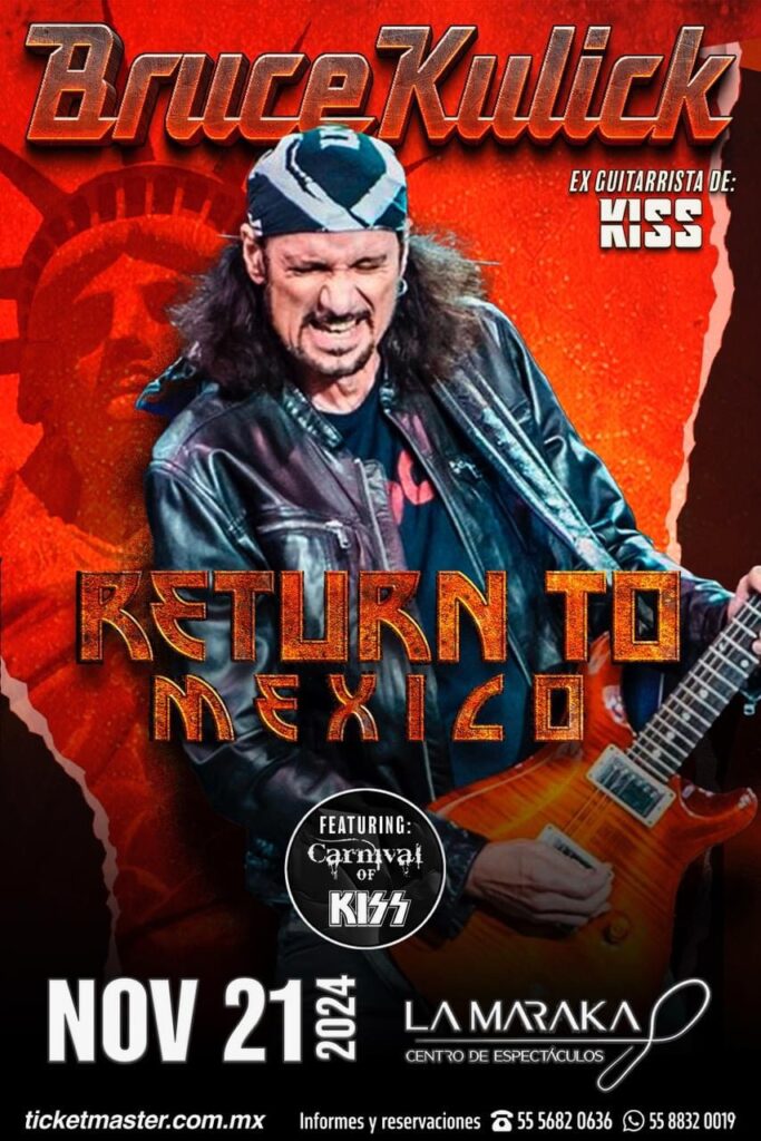 Bruce Kulick en la Ciudad de México