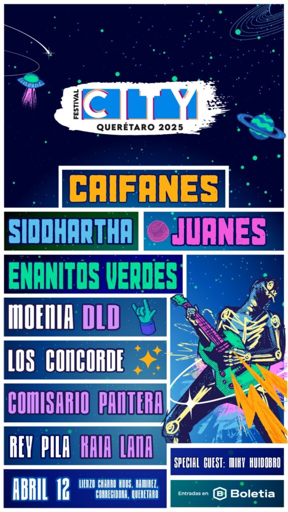 Cartel oficial del Festival City 2025