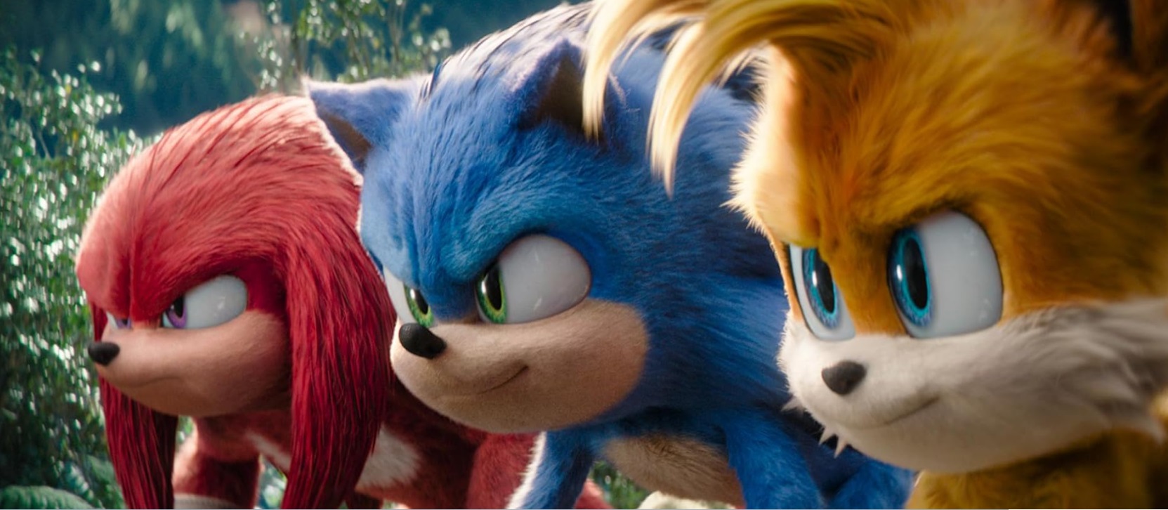 knuckles, sonic y tails