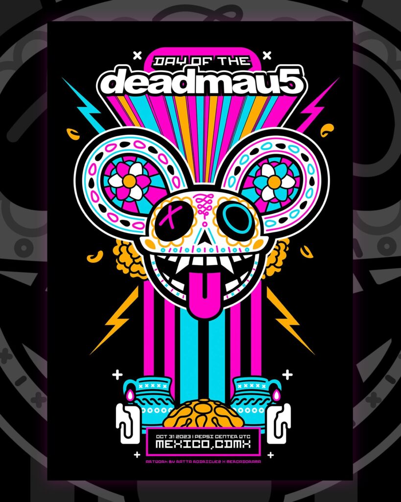 El 31 de octubre de 2023 fue el Day Of The Deadmau5 en el Pepsi Center y Ratta fue el encargado del arte tanto en carteles como la mercancía oficial. 