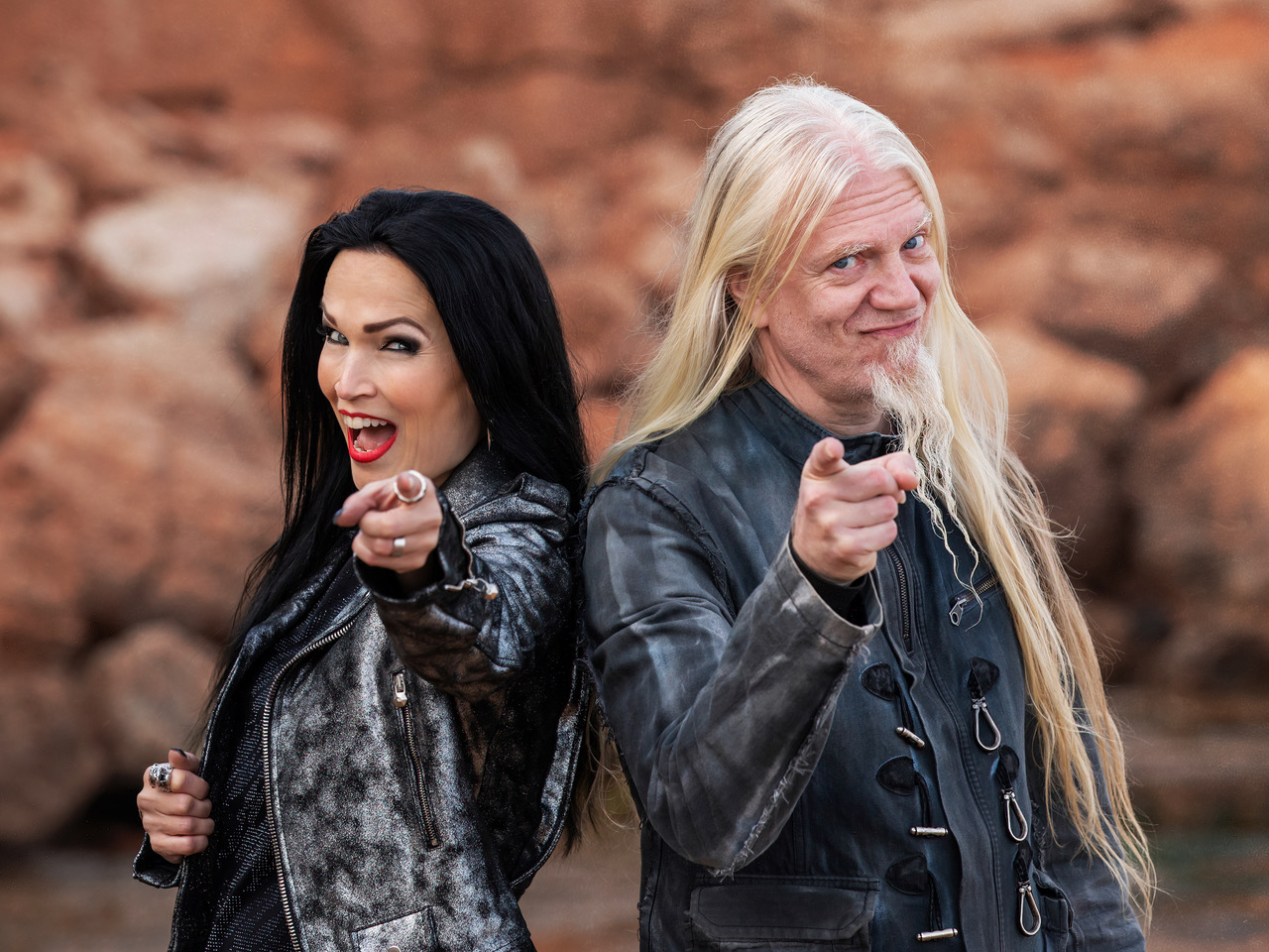 Tarja Turunen y Marko Hietala