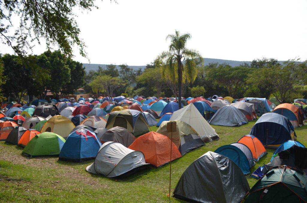 Acampando con glamour en Bahidorá / Foto: Alejandro Piña