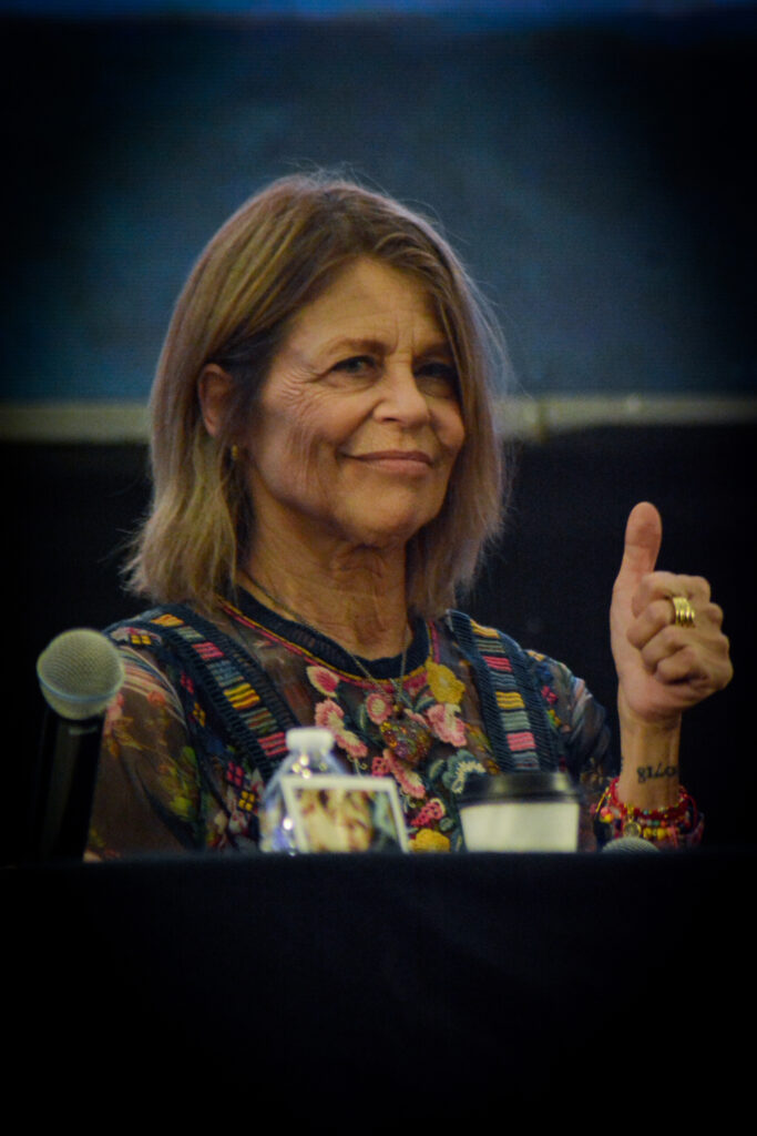 Carisma, talento y mucho amor es lo que dejó Linda Hamilton en La Mole 2025 / Foto: Andre Dulché