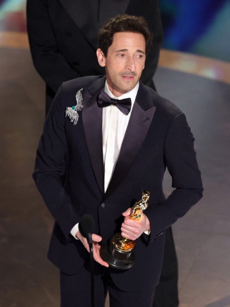 Adrien Brody ganó el Oscar a mejor actor