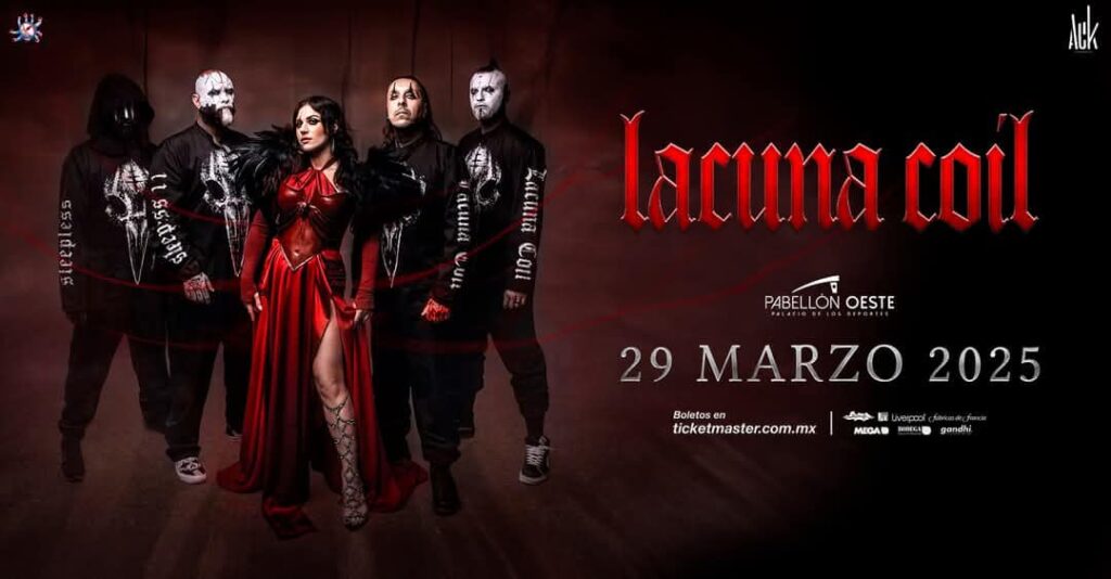 Lacuna Coil regresa a la Ciudad de México