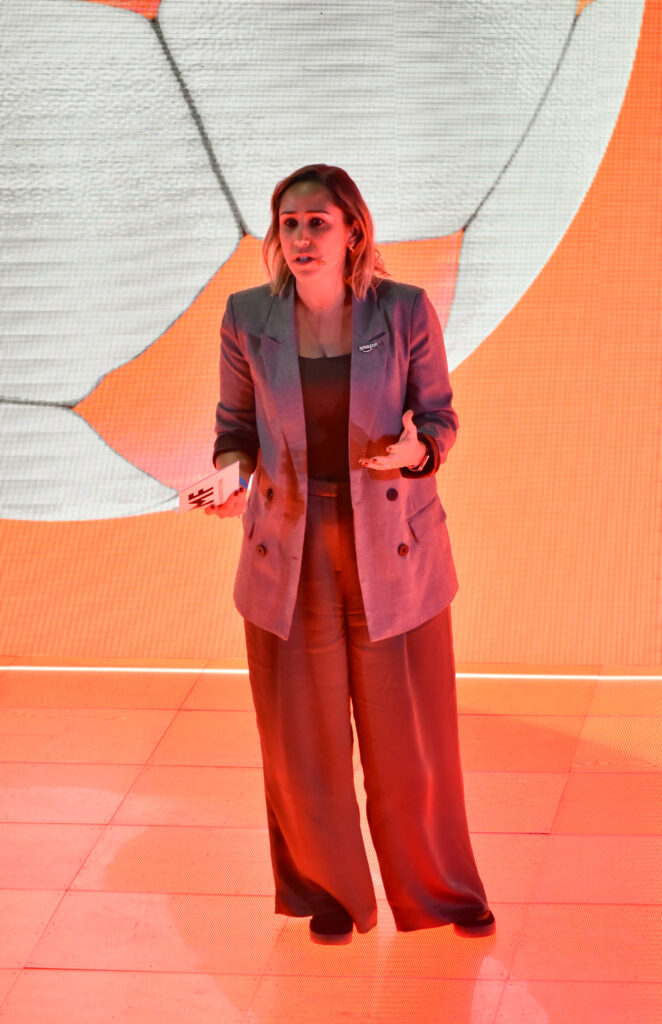 Mariana Gutiérrez, presidenta de la Liga MX Femenil, espera que la alianza con Amazon ayude a reforzar el crecimiento de la liga. Foto: Daniel Márquez