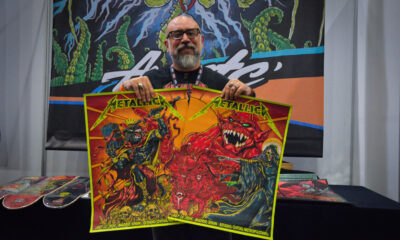 Puis Calzada, el artista detrás del arte de Metallica / Foto: Andre Dulché