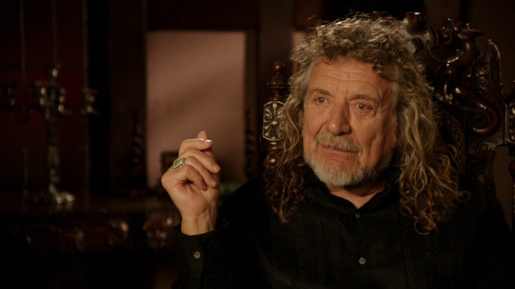 Robert Plant hablando de sus inicios en Becoming Led Zeppelin. Foto: Sony Pictures