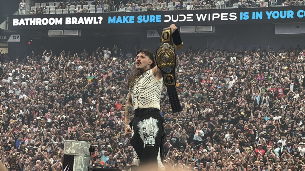 Al estilo Guerrero, Dom Dom conquistó su primer cinturón individual en Wrestlemania 41. Foto: WWE