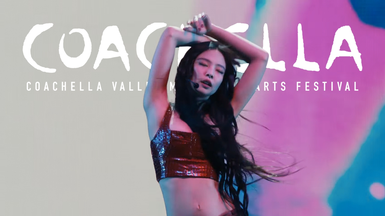 Jennie en Coachella. Foto: Coachella / youtube