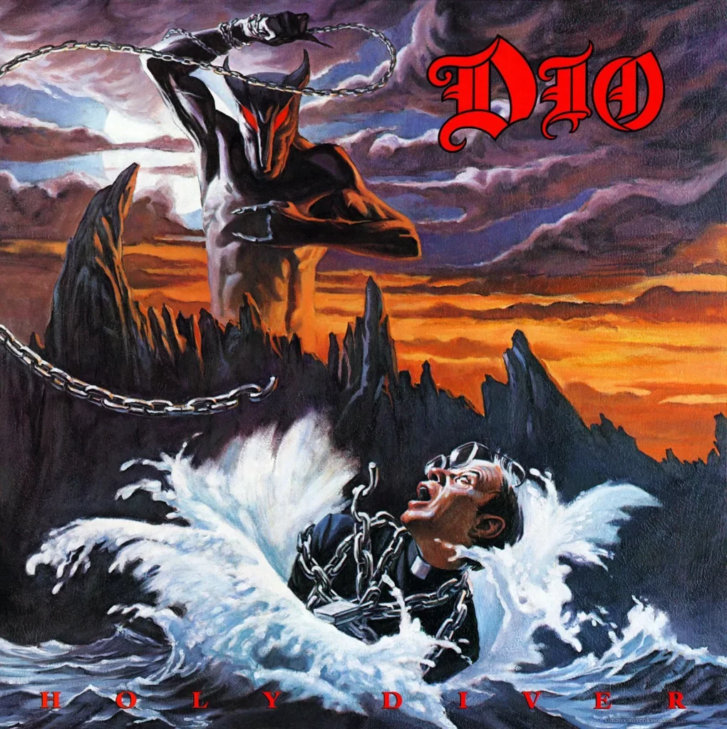 Portada del álbum Holy Diver de Ronnie James DIO