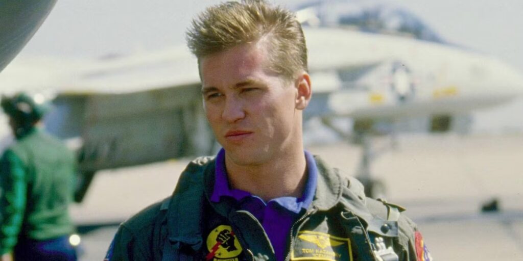 Era un papucho. Val Kilmer como Iceman y su relación homoerótica con Maverick eran la onda. Foto: Paramount Pictures