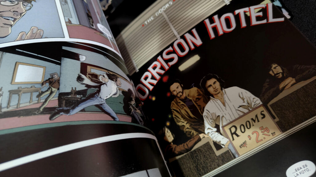Morrison Hotel, cómic de Leah moore que rinde honores a uno de los mejores álbumes de The Doors / Foto: Pólvora