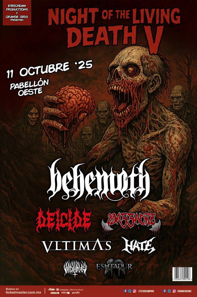 Cartel final para Night Of The Living Death V