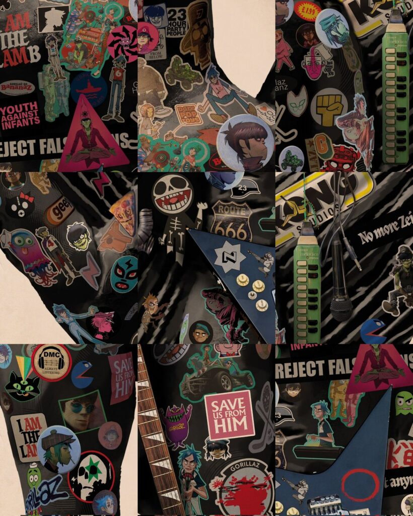 Gorillaz y lo visual de sus 25 años de historia 