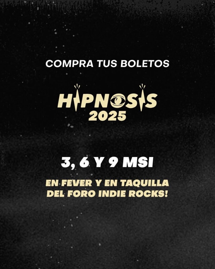 Promoción del festival Hipnosis 2025