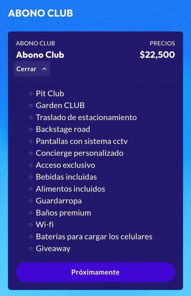 Abono club para el Corona Capital 2025
