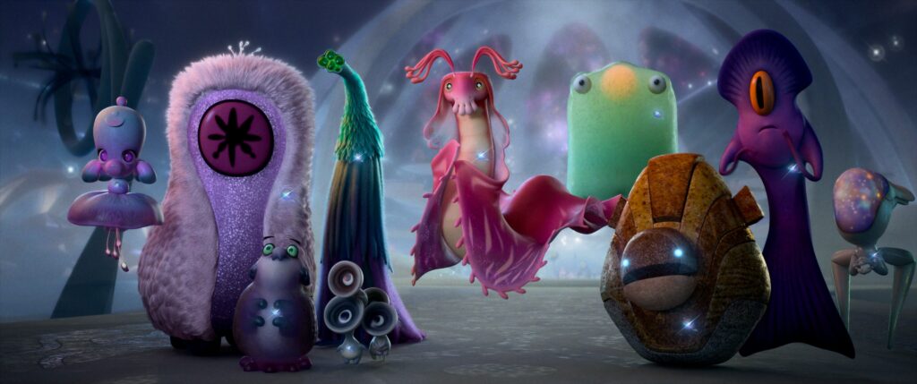 El diseño de los alienígenas es bastante llamativo en Elio. Foto: Disney / Pixar