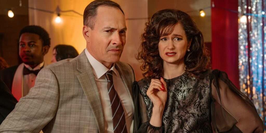 Klein y Waterston lucen bien como una pareja ideal en medio de Fear Street: Prom Queen. Foto: Netflix
