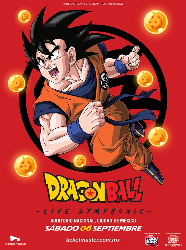 El poster promocional de Dragon Ball Live Symphonic / Foto: Redes Sociales