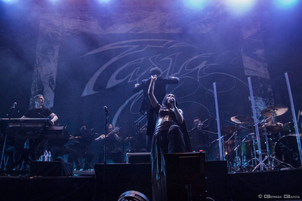 Tarja y Marko Hietala en el Auditorio BB | Por German García, Dilemma