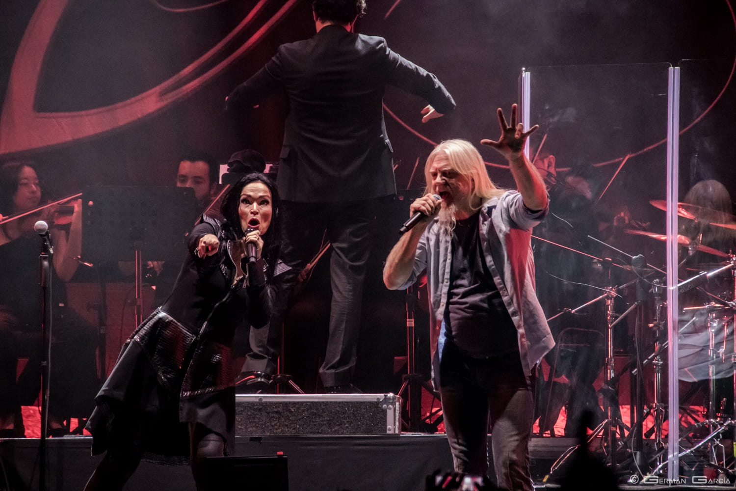 Tarja y Marko Hietala en el Auditorio BB | Por German García, Dilemma