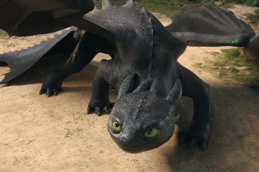 Existe una evolución del Chimuelo de la animación al de esta versión de Cómo Entrenar a tu Dragón. Foto: Universal Pictures