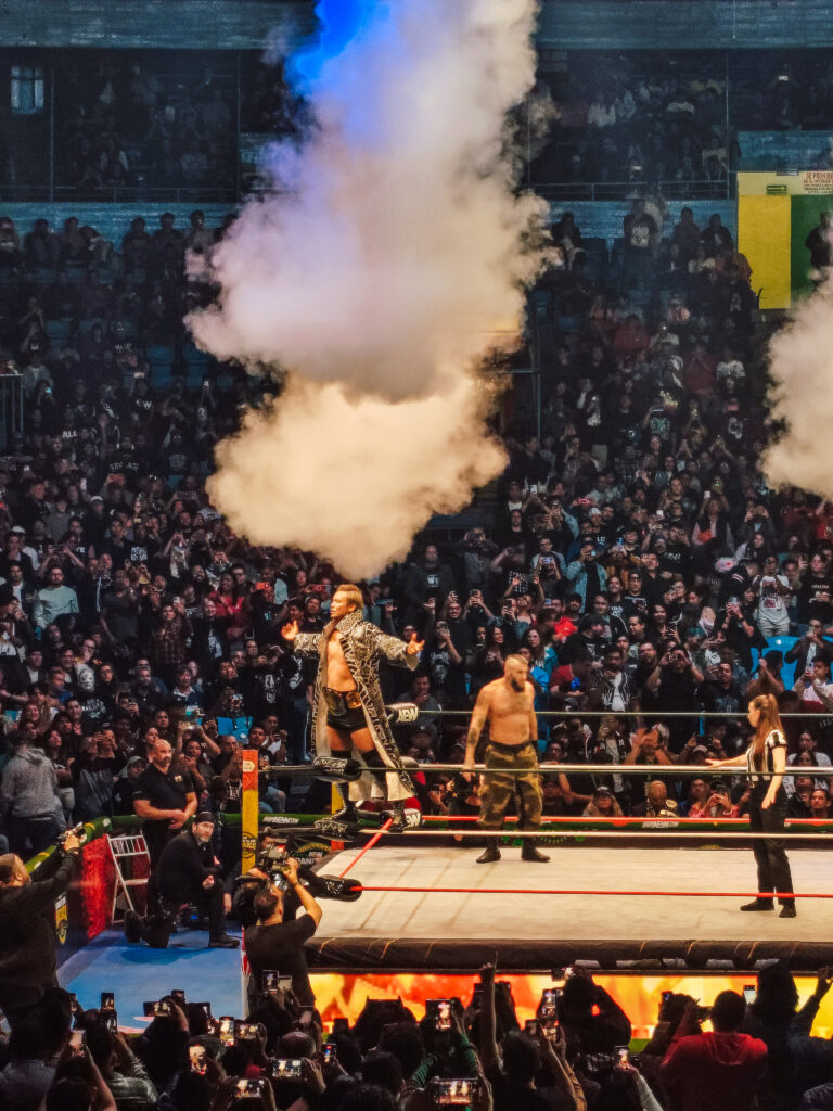 Kazuchika Okada, el Rainmaker desde la Arena México en el AEW Grand Slam / Foto: Andre Dulché