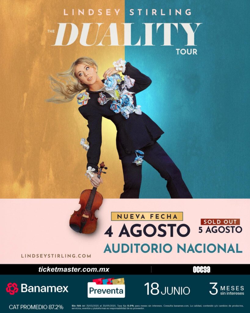 Lindsey Stirling en México 2025