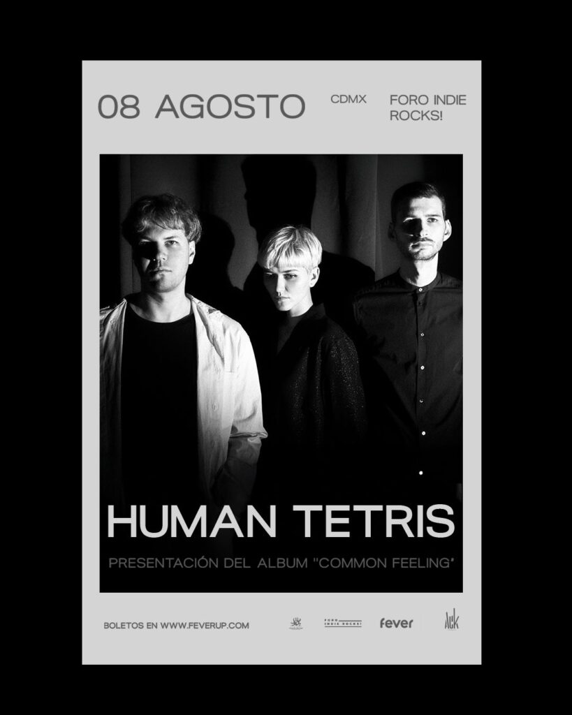 cartel concierto human tetris CDMX