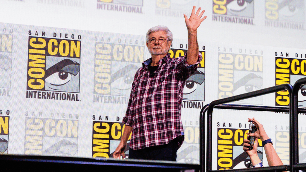 George Lucas se presentó con bombo y platillo en la SDCC 2025 / Foto: Redes Sociales