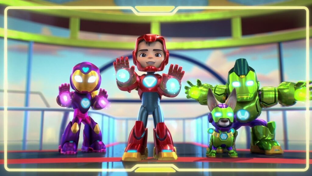 Iron Man y sus increibles amigos acompañados de los riffs de Mark Hoppus