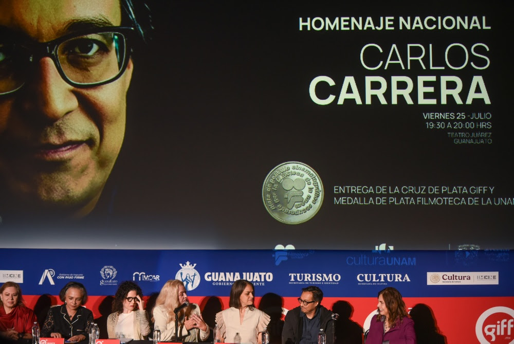Carlos Carrera será uno de los homenajeados importantes en el GIFF 28 en el Teatro Juárez. Foto: GIFF