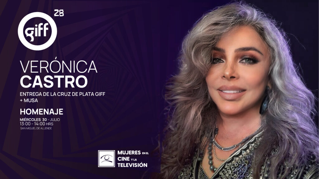 Verónica Castro, otra de las grandes invitadas a la fiesta del GIFF 28, recibirá un gran homenaje en San Miguel de Allende. Foto: GIFF