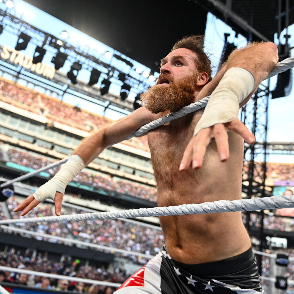 Sami Zayn logró evitar las tentaciones de Scarlett y venció a Karrion Kross / Foto: WWE
