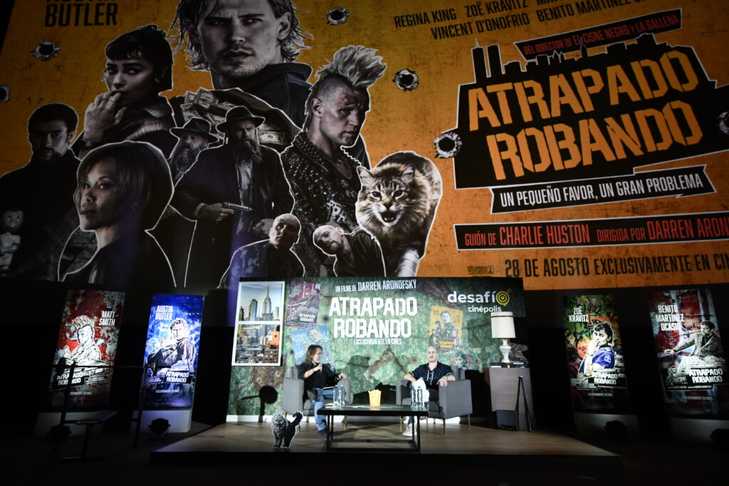 La charla con Darren Aronofsky fue transmitida a toda Latinoamérica . Foto: Sony Pictures México