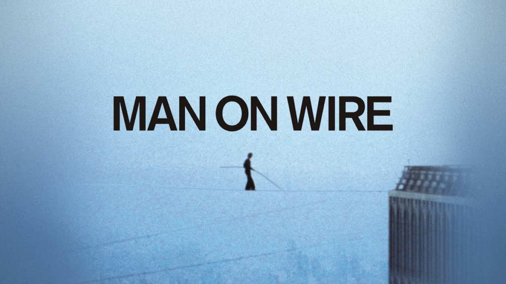 En Man On Wire, James Marsh recrea magistralmente la temeraria caminata por la cuerda floja de Philippe Petit en 1974