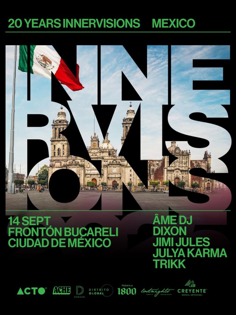 Line up oficial de Innervisions en la CDMX
